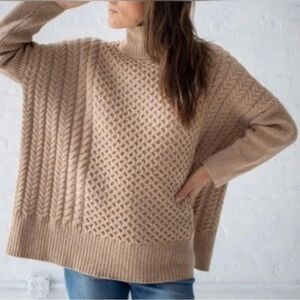 AYR Le Square Turtleneck Sweater- XL
